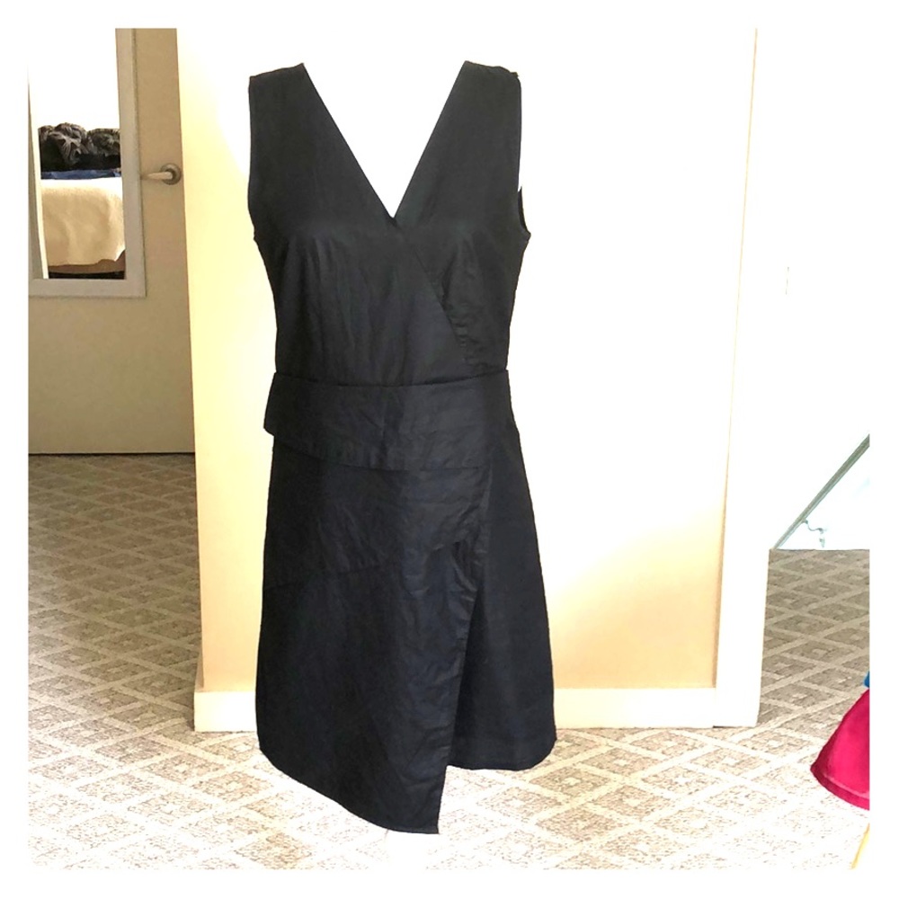 Lightweight black casual dress